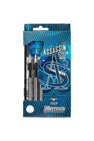Assassin 80% Tungsten steeltip dartpijlen (23 gram)