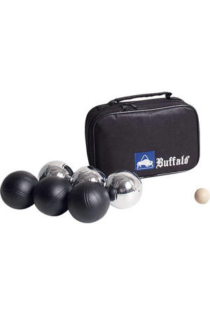 Jeu de boules set gepoedercoat metaal (6st.)