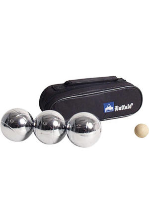  Jeu de boules set metaal (3st.)