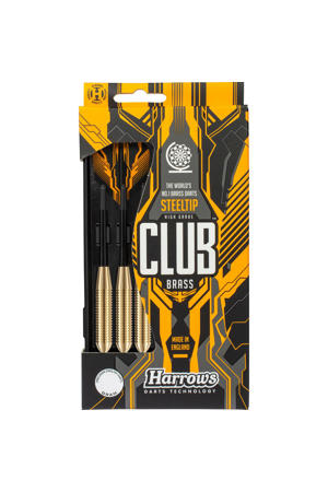  Club Brass steeltip dartpijlen (22 gram)