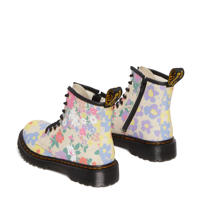 thumbnail: Dr. Martens leren veterboots beige met bloemen