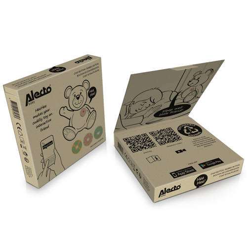 Alecto button heehee + beer interactieve knuffel Multi