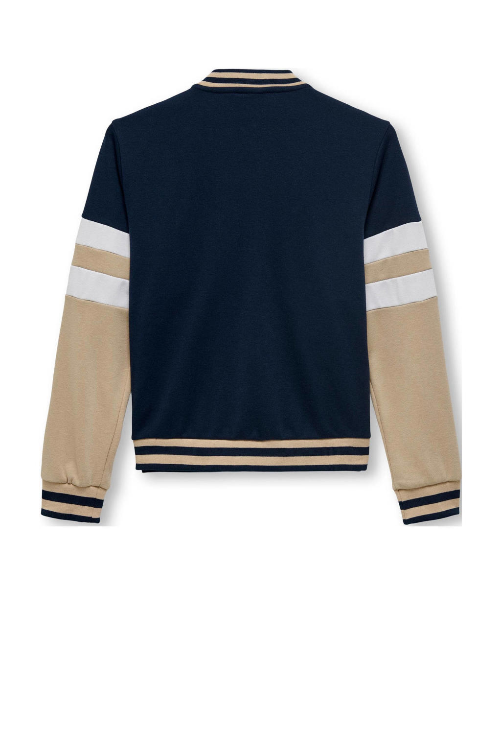 KIDS ONLY BOY baseball jacket KOBZAYN donkerblauw/zand