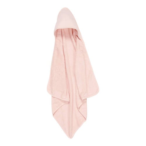 Little Dutch badcape 75x75 cm Pure Soft Pink Handdoek/badcape Roze Effen