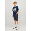 JACK & JONES JUNIOR short JPSTRICK donkerblauw