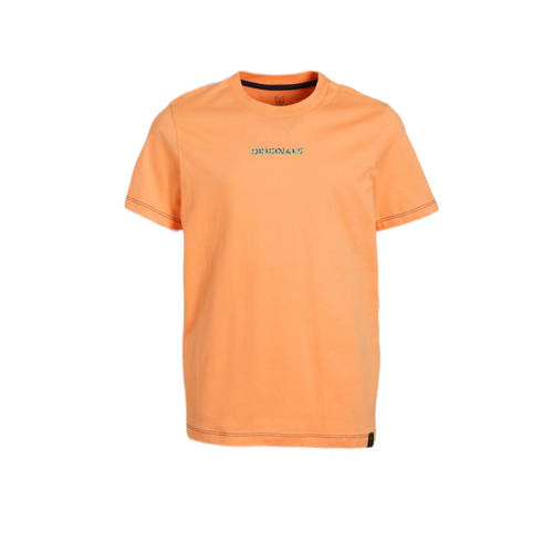 JACK & JONES JUNIOR T-shirt JORFRESH met logo oranje Jongens Katoen Ronde hals