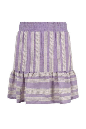 rok CAROLINA paars/wit