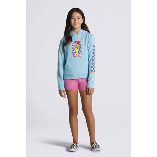 VANS hoodie lichtblauw Trui Jongens Katoen Capuchon Printopdruk - 140