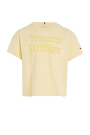thumbnail: Tommy Hilfiger T-shirt met logo geel