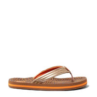 thumbnail: Reef Kids Ahi Wild teenslippers bruin/goud