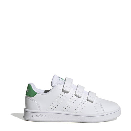adidas Sportswear Advantage CF sneakers wit/groen Jongens/Meisjes Synthetisch
