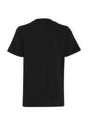 thumbnail: Zwart en witte jongens en meisjes adidas Sportswear T-shirt van katoen met korte mouwen en ronde hals