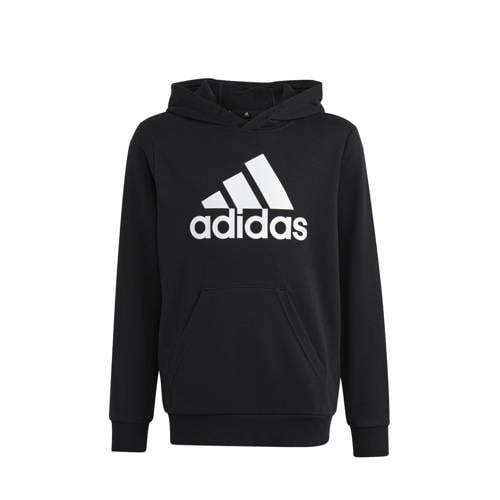 adidas Sportswear hoodie zwart/wit Sweater Logo