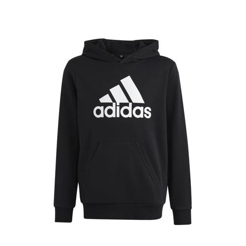 adidas Sportswear hoodie zwart/wit Sweater Logo