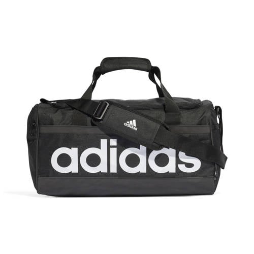 adidas Sportswear sporttas Lineair Duffel M 39L zwart/wit Logo