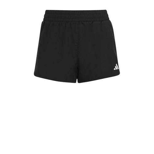 adidas Sportswear regular fit short met logo zwart/wit Korte broek Meisjes Polyester