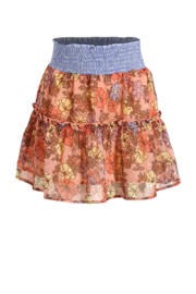 thumbnail: Vingino gebloemde rok QIEKE oranje/multicolor