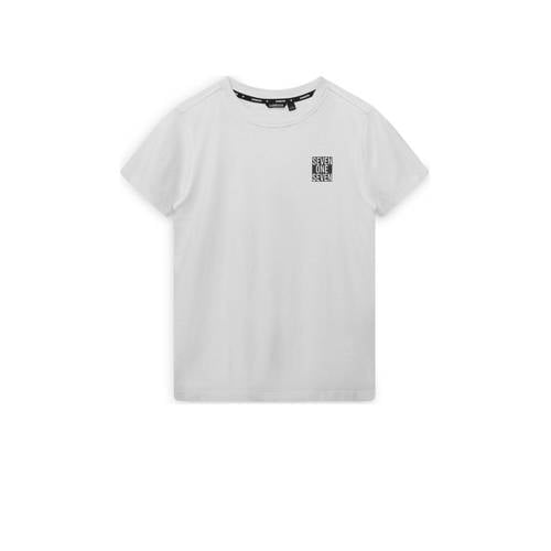 SEVENONESEVEN T-shirt met printopdruk wit Jongens Katoen Ronde hals Printopdruk