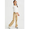 WE Fashion Blue Ridge flared broek beige