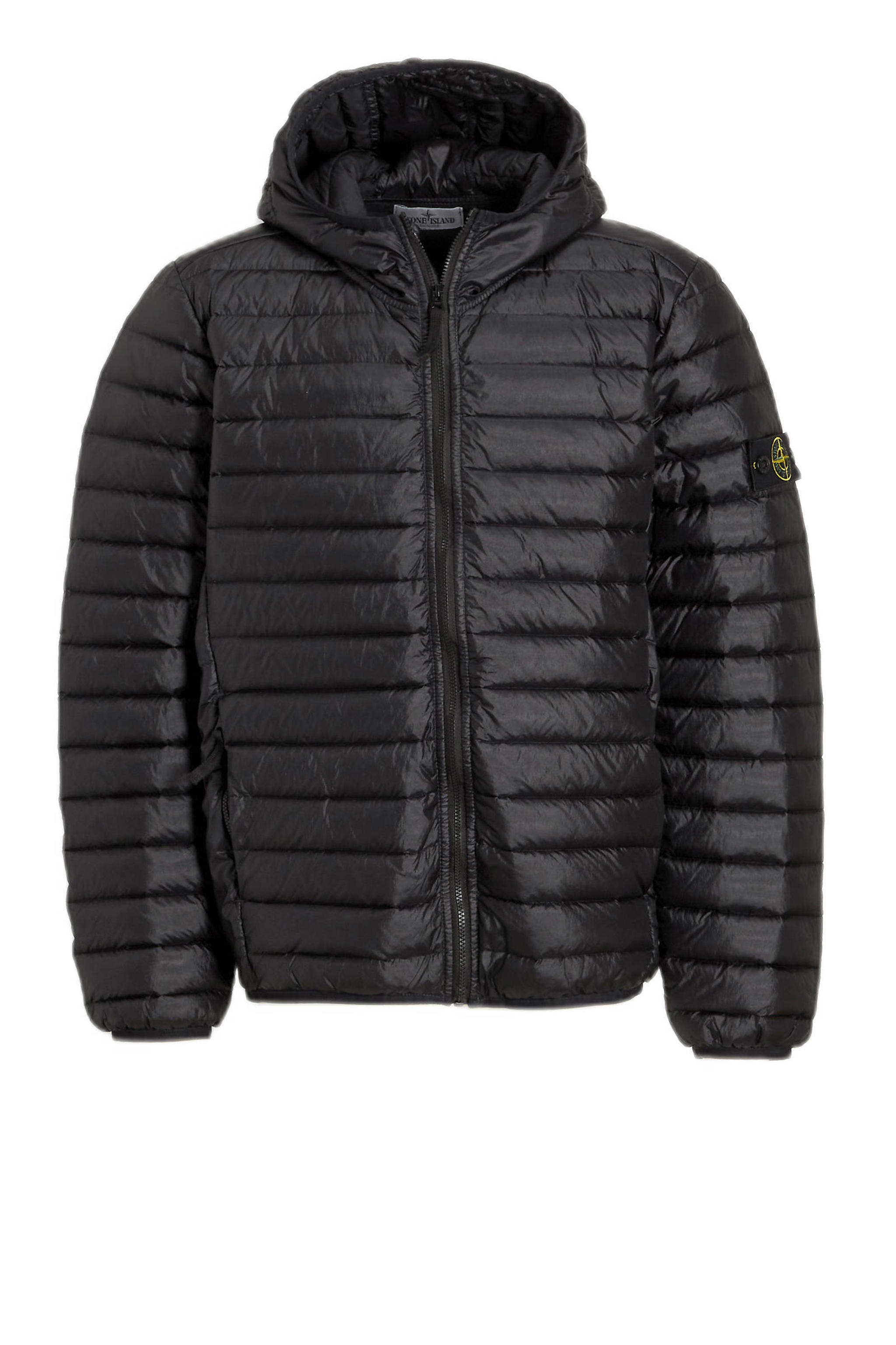 Mango Kids gewatteerde zomerjas zwart