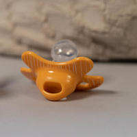 thumbnail: Difrax Natural Natural fopspeen - Newborn - Gele Speen - 2 st.