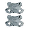Difrax Natural Fopspeen - Newborn - Grijze Speen - 2 st.