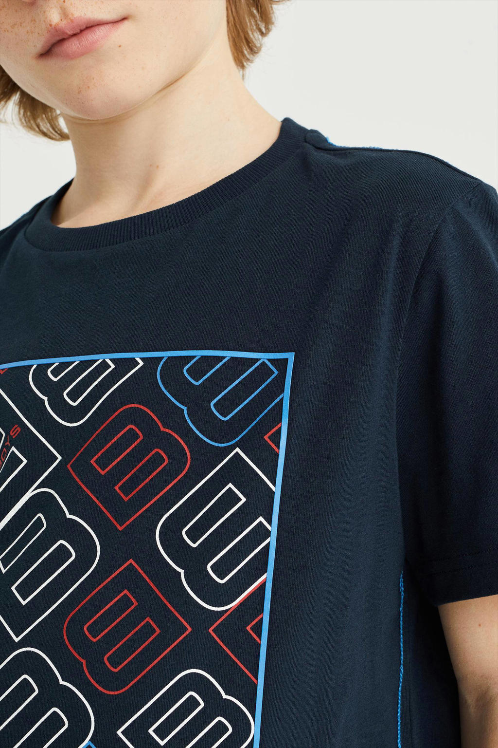 we-fashion-bad-boys-t-shirt-set-van-2-donkerblauw-blauw-kleertjes