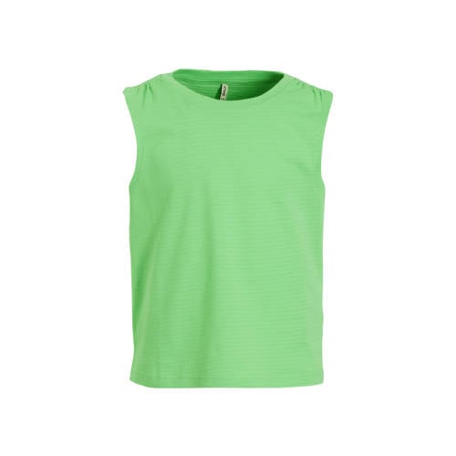 KIDS ONLY GIRL T-shirt KOGOLIVIE groen Meisjes Katoen Ronde hals Effen