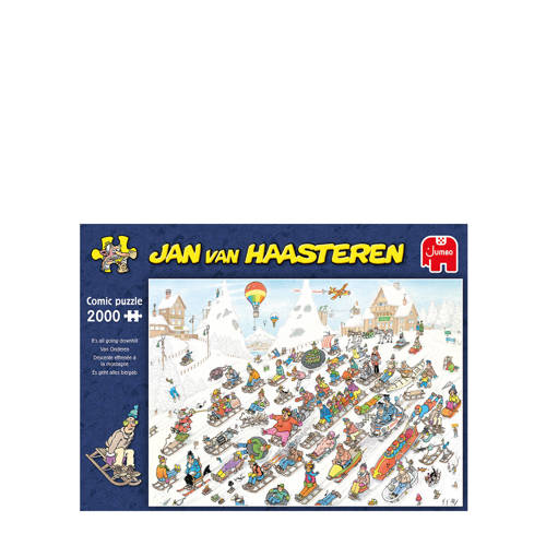 Jan van Haasteren van onderen legpuzzel 2000 stukjes
