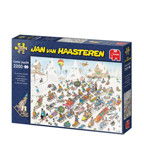 Jan van Haasteren van onderen legpuzzel 2000 stukjes