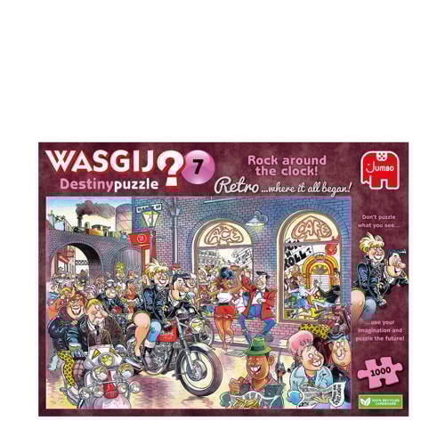 Wasgij retro destiny 7 rock around the clock! legpuzzel 1000 stukjes