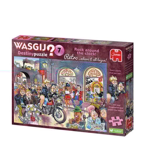 Wasgij retro destiny 7 rock around the clock! legpuzzel 1000 stukjes