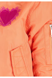 thumbnail: Shoeby bomberjack zomer met printopdruk oranje