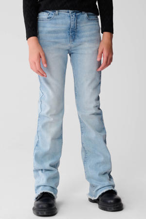 flared fit jeans bleached