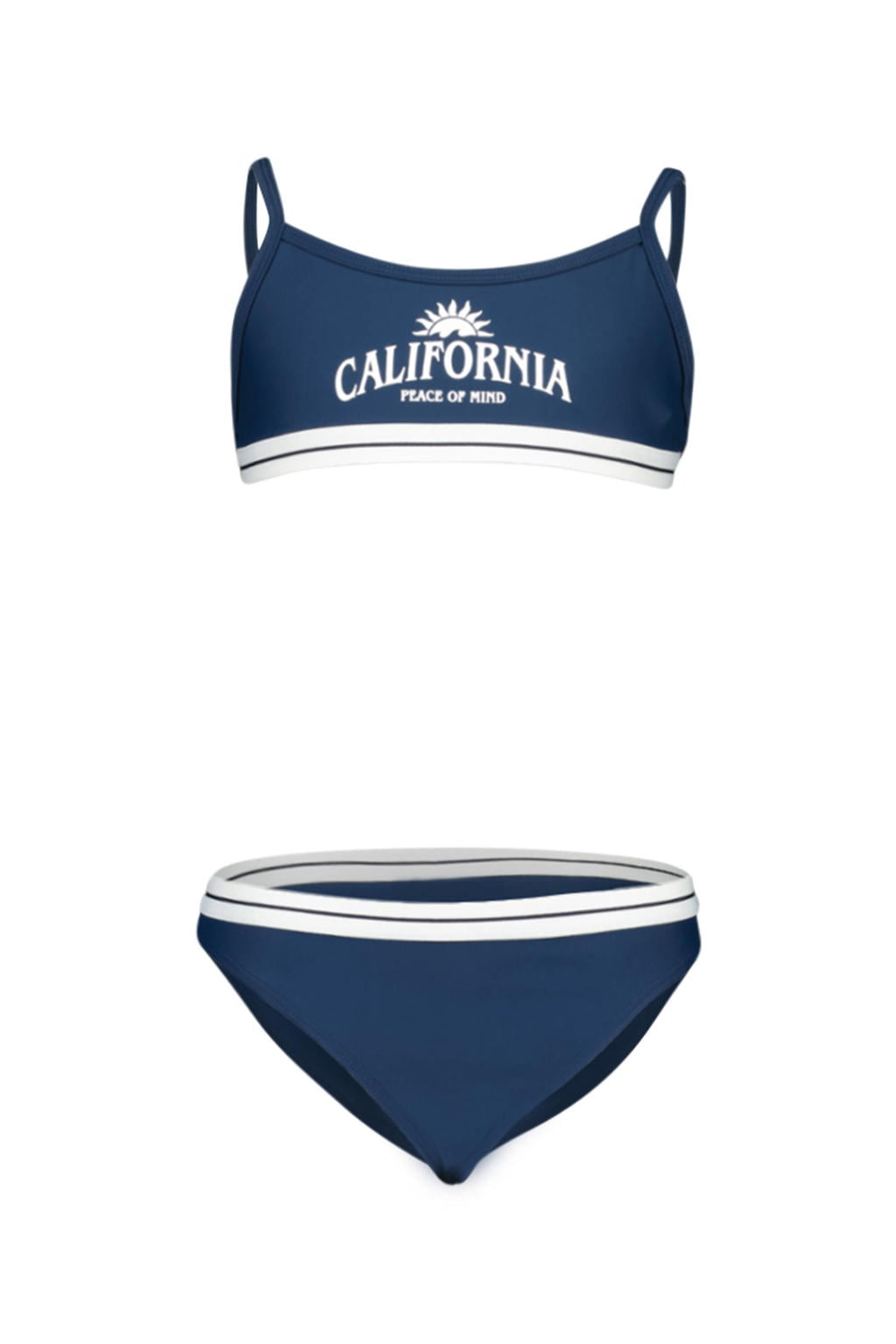 America Today crop bikini Lola Jr donkerblauw