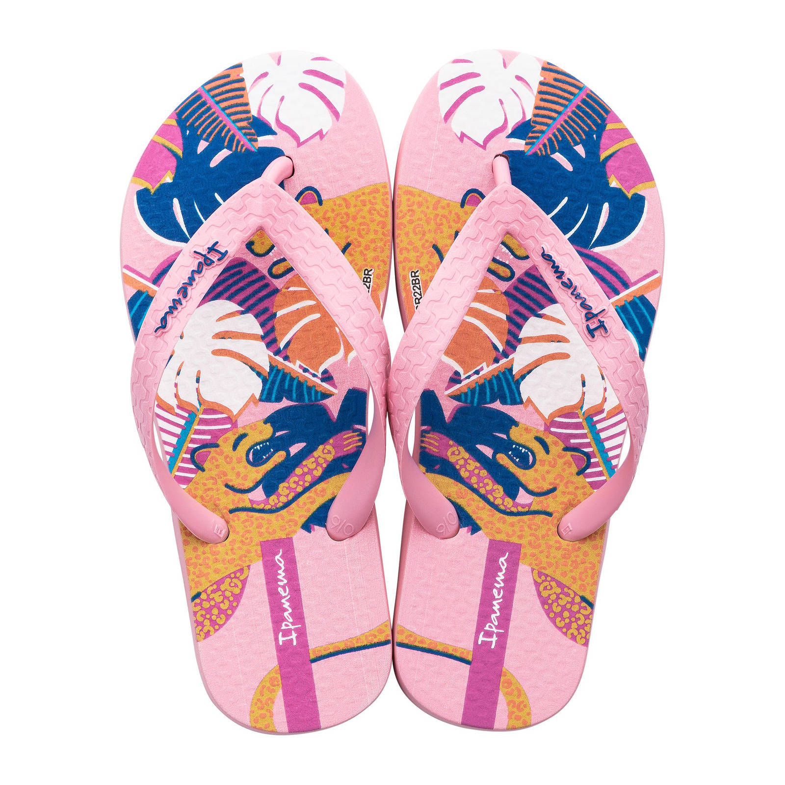 Ipanema Classic Kids teenslippers roze blauw kleertjes