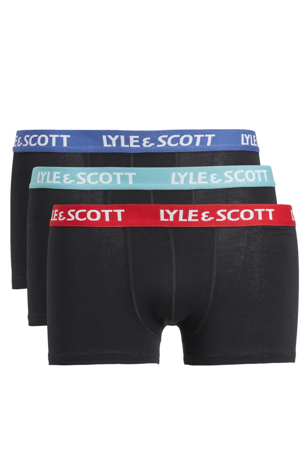 Lyle & Scott   boxershort - set van 3 zwart
