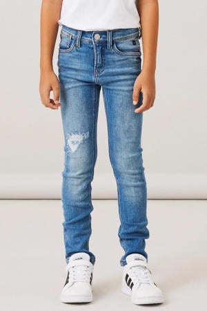 slim fit jeans NKMTHEO medium blue denim