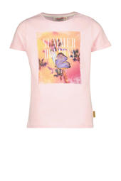 Vingino Mädchen Hanika T-Shirt - Kinder T-Shirt In Dark Blue Und Lilac Blush