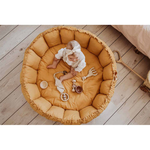 Play&Go 3-in-1 speelkleed organic Bloom Mustard Geel