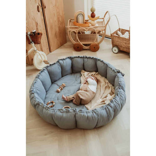 Play&Go 3-in-1 speelkleed Bloom Dusty Blue Blauw
