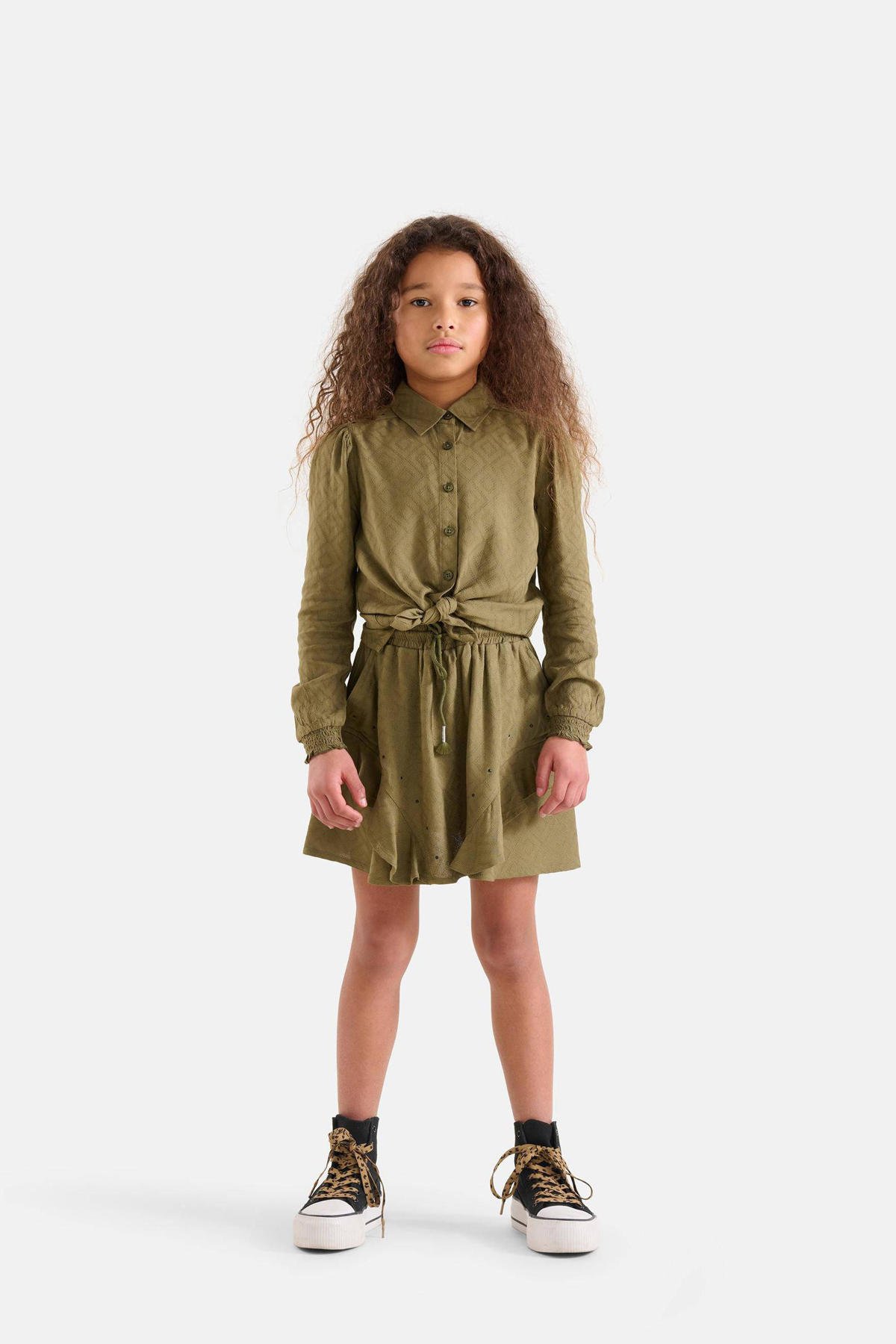 Shoeby blouse donkergroen kopen? Morgen in huis