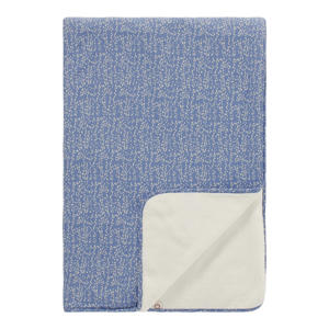 Teddy Fancy Dot reversible ledikantdeken teddy 100x140 cm Colony Blue