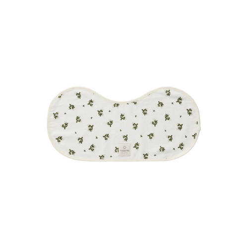 Noppies Blooming clover spuugdoekje set van 2 Puritan Gray Mond- spuugdoekje Grijs
