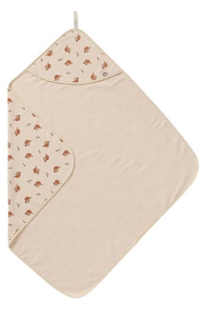 Printed duck terry badcape