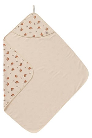 Printed duck terry badcape