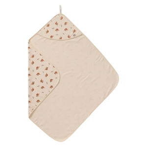 Printed duck terry badcape