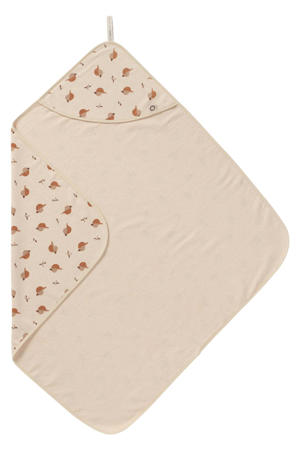 Printed duck terry badcape