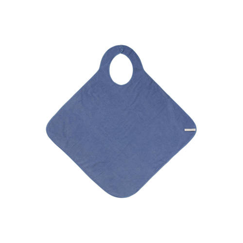 Noppies Terry badcape 105x110 cm Colony Blue Handdoek badcape Blauw Effen