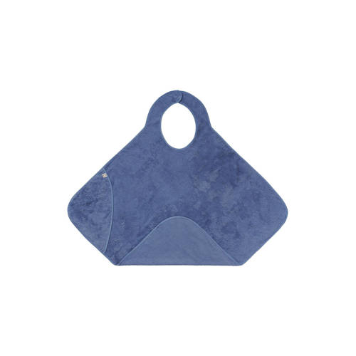 Noppies Terry badcape 105x110 cm Colony Blue Handdoek badcape Blauw Effen